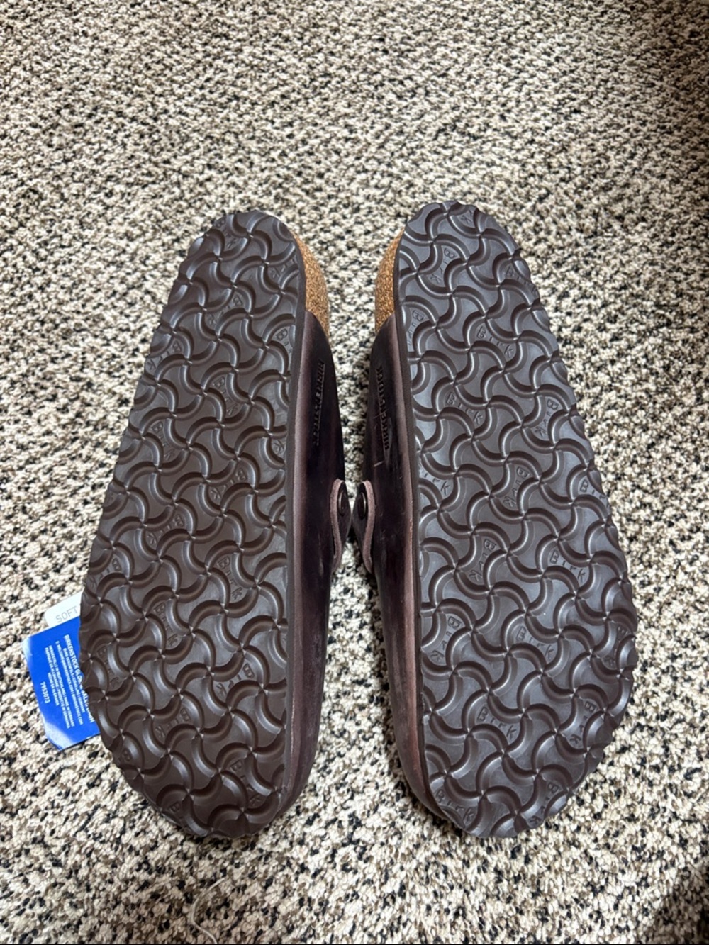 Birkenstock Boston Clogs in Brown Leather - Picture 3 of 6
